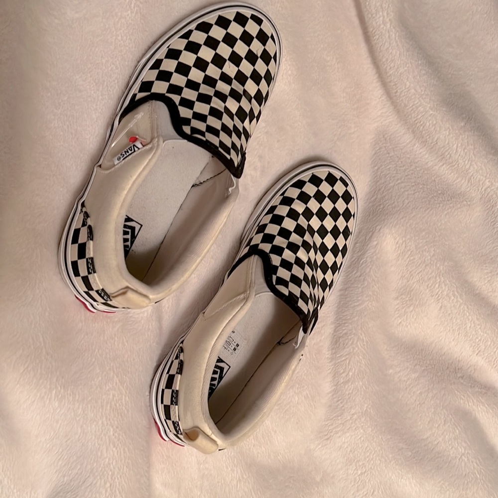 Checkered Vans - youth